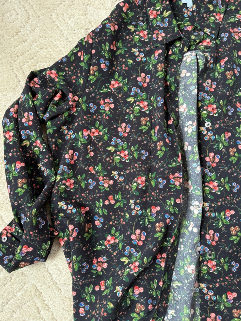 Hill House Home Matching Floral Print Pant Set, Navy, Medium - Picture 8 of 9